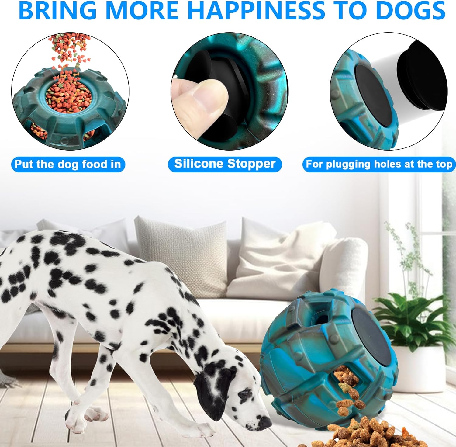 Yipetor Dog Toy, Frozen Treat Toy