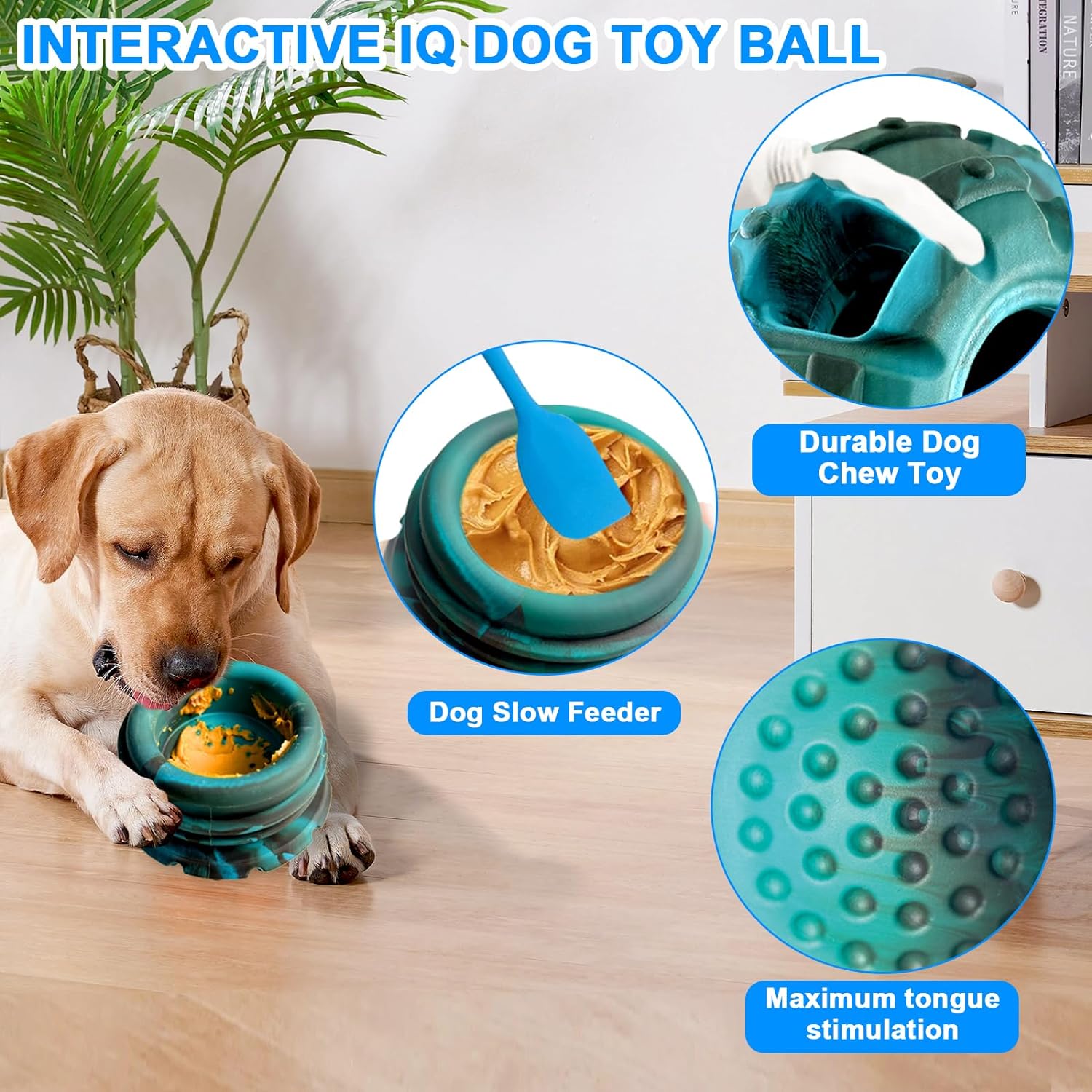 Yipetor Dog Toy, Frozen Treat Toy
